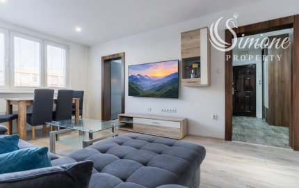 NA PREDAJ: Priestranný 3-izbový byt s loggiou v TOP lokalite, KE – Sever