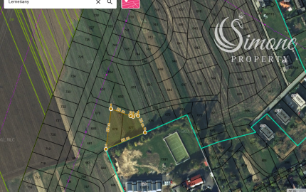 NA PREDAJ Pozemok určený pre IBV v obci Lemešany (1 677 m²)