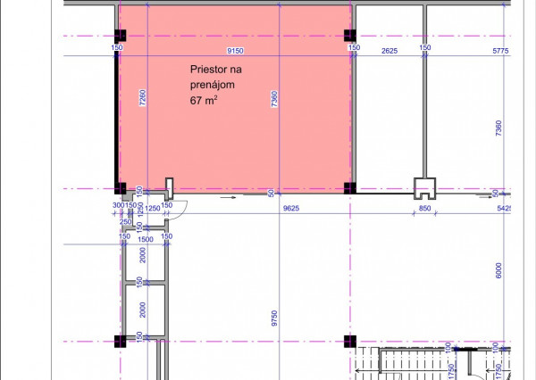 Obchodný priestor - 67 m2 - NA PRENÁJOM, Košice OC IDEA