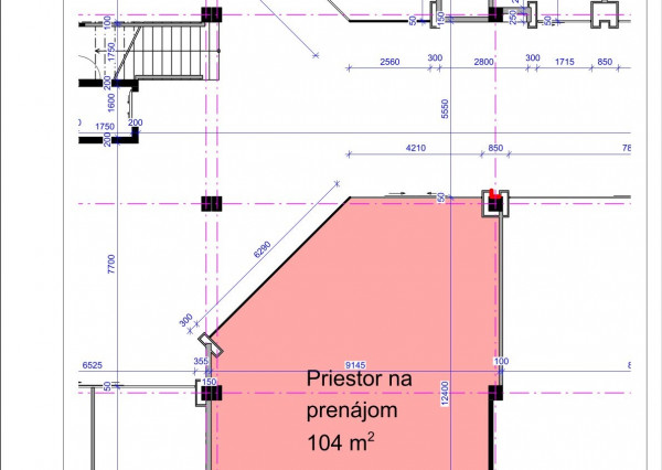 Obchodný priestor - 104 m2 - NA PRENÁJOM, Košice OC IDEA