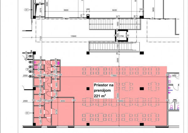 Reštaurácia s kuchyňou - 221 m2 - NA PRENÁJOM - OC IDEA