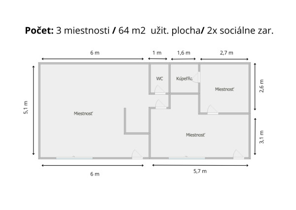 Priestor na prenájom na Hroncovej ulici