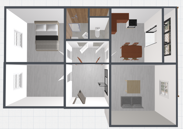 NA PREDAJ 3 - izb. byt s loggiou,70 m2, ČORDÁKOVA ul., - KVP