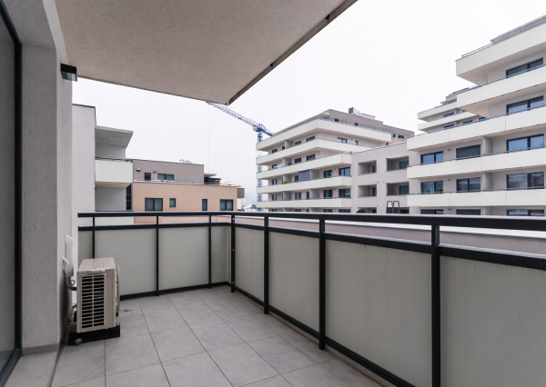 1 izb. BYT s balkónom a garáž. park. miestom - 4. poschodie - novostavba Albelli