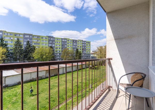 NA PREDAJ INVESTIČNÝ 1 izb. byt s loggiou, POVAŽSKÁ ul. KE - Terasa