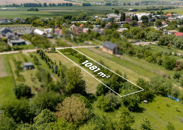 Stavebný pozemok 1081 m² v obci Rozhanovce (KE – okolie)
