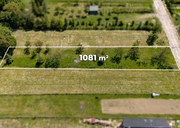 Stavebný pozemok 1081 m² v obci Rozhanovce (KE – okolie)