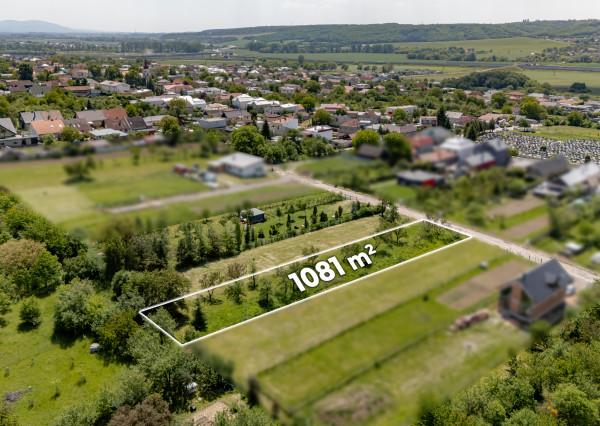 Stavebný pozemok 1081 m² v obci Rozhanovce (KE – okolie)