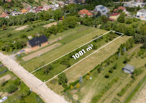 Stavebný pozemok 1081 m² v obci Rozhanovce (KE – okolie)