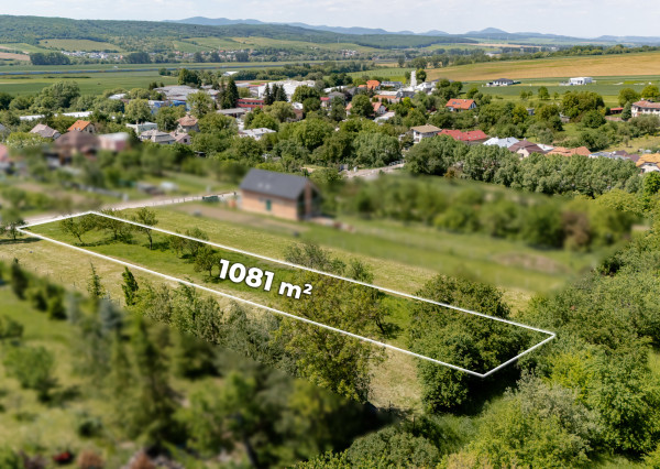 Stavebný pozemok 1081 m² v obci Rozhanovce (KE – okolie)