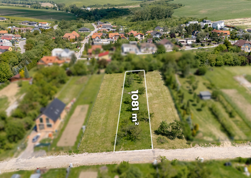 Stavebný pozemok 1081 m² v obci Rozhanovce (KE – okolie)
