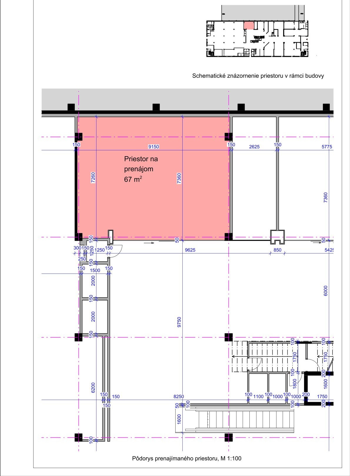 Obchodný priestor - 67 m2 - NA PRENÁJOM, Košice OC IDEA