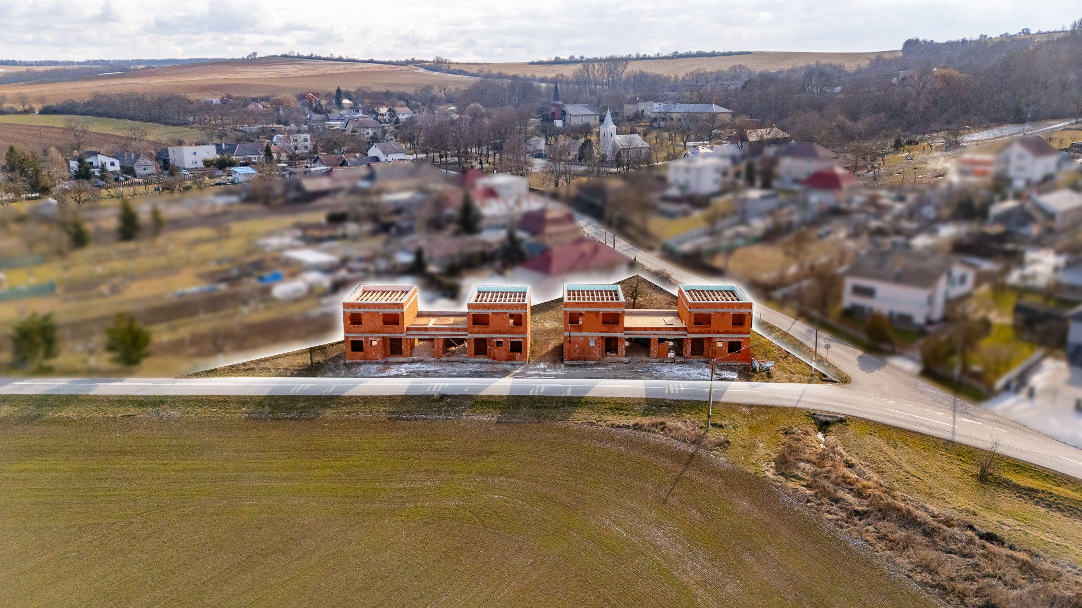 Novostavby v obci Perín - Chym, časť Vyšný Lánec