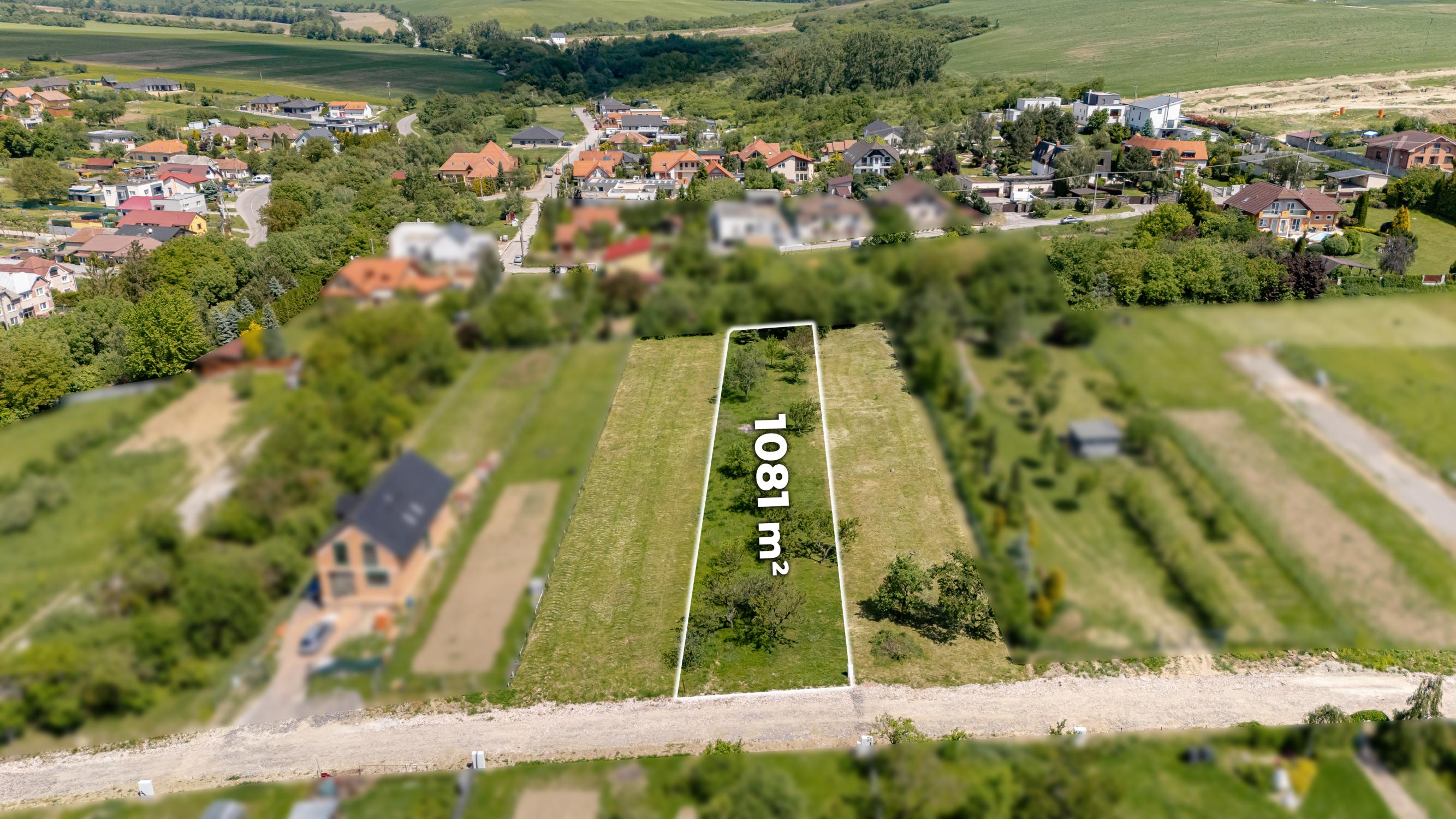 Stavebný pozemok 1081 m² v obci Rozhanovce (KE – okolie)