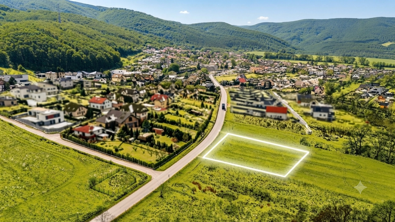 INVESTIČNÁ PRÍLEŽITOSŤ: Pozemok pre občiansku vybavenosť - 1033 m² – v obci Sokoľ